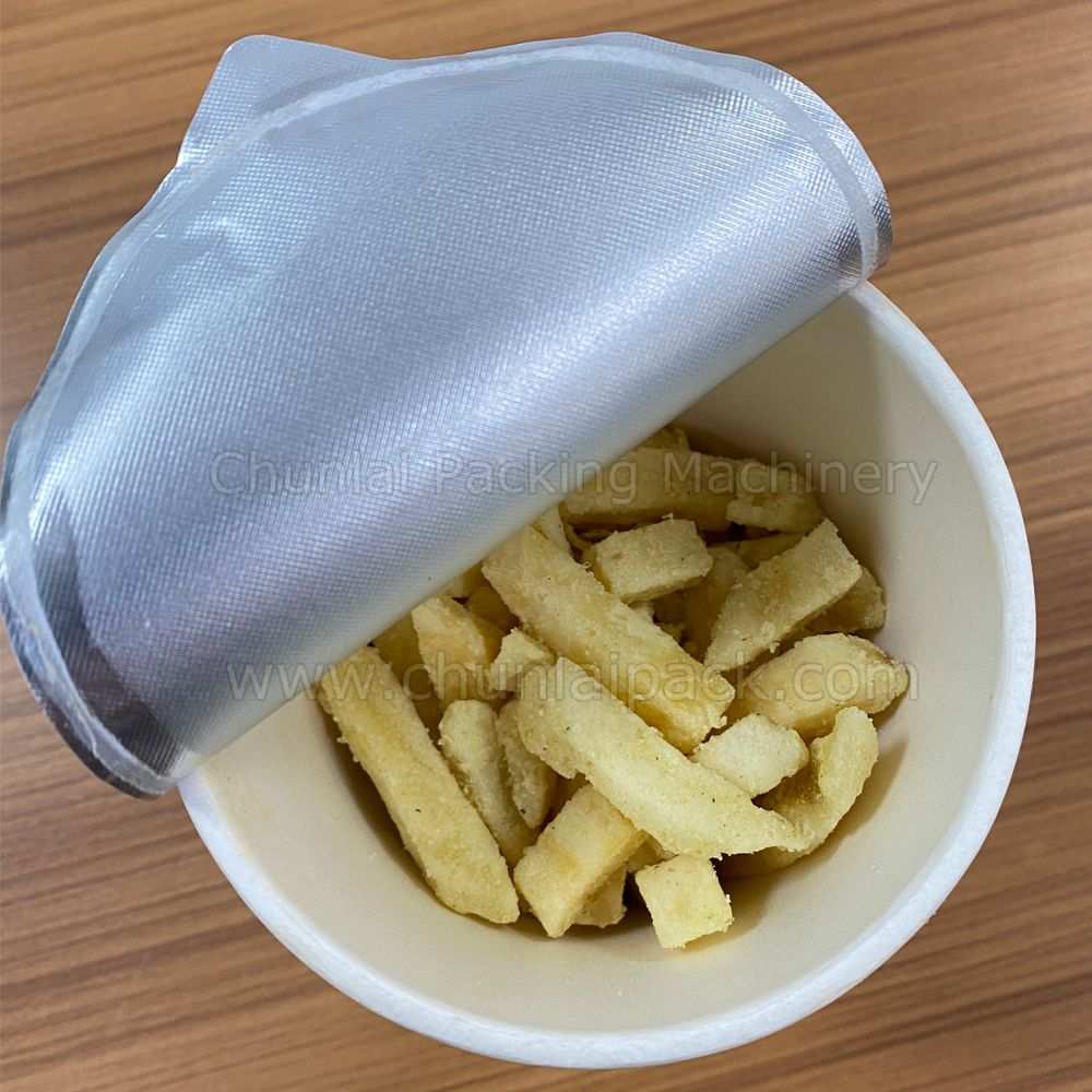How to Pack French Fries in Paper Cup