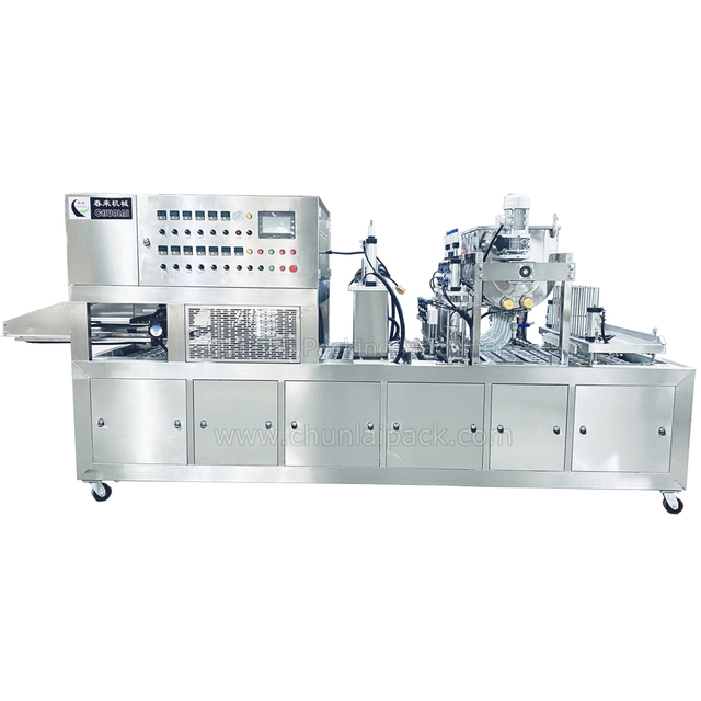 Automatic Sauce Cup Filling and Sealing Machine 