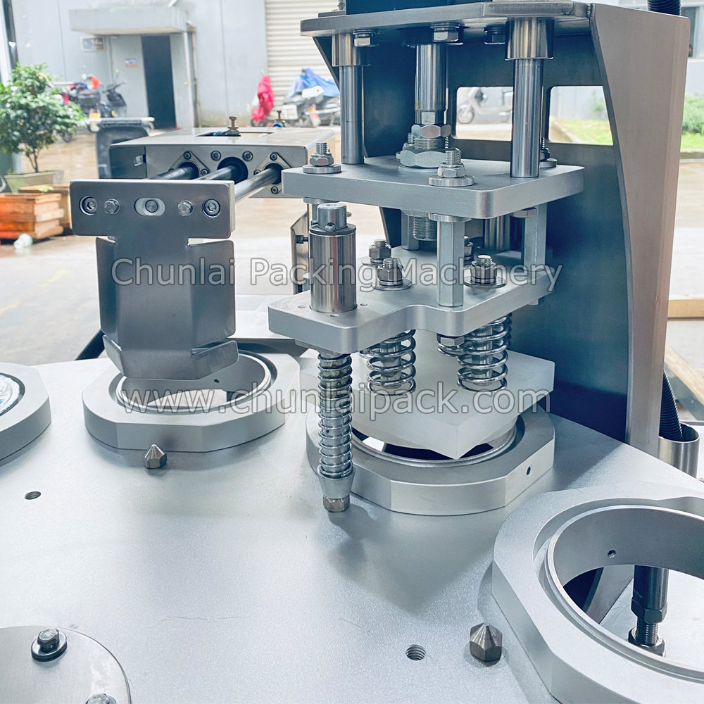 Automatic Rotary Type Hummus Cup Filling Sealing Capping Machine