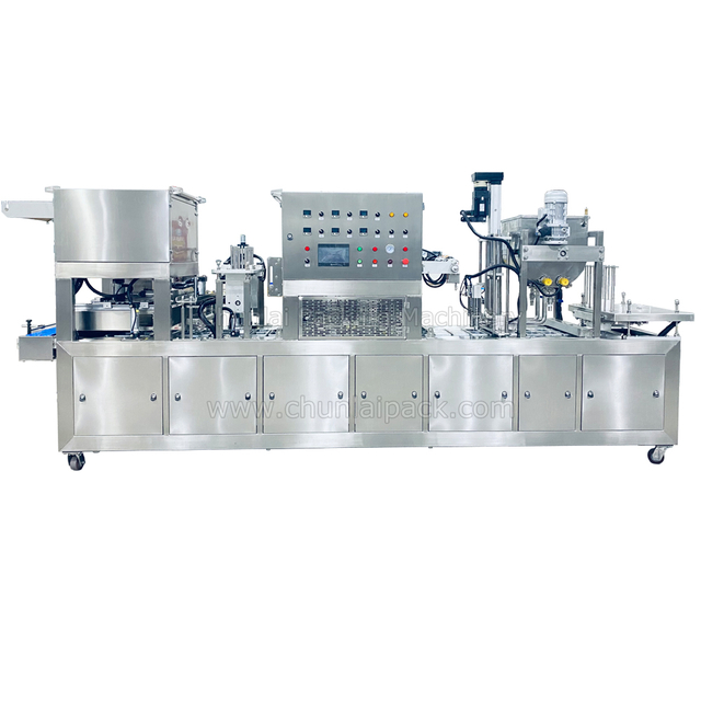 Cheese Cup Filling and Sealing Machine 