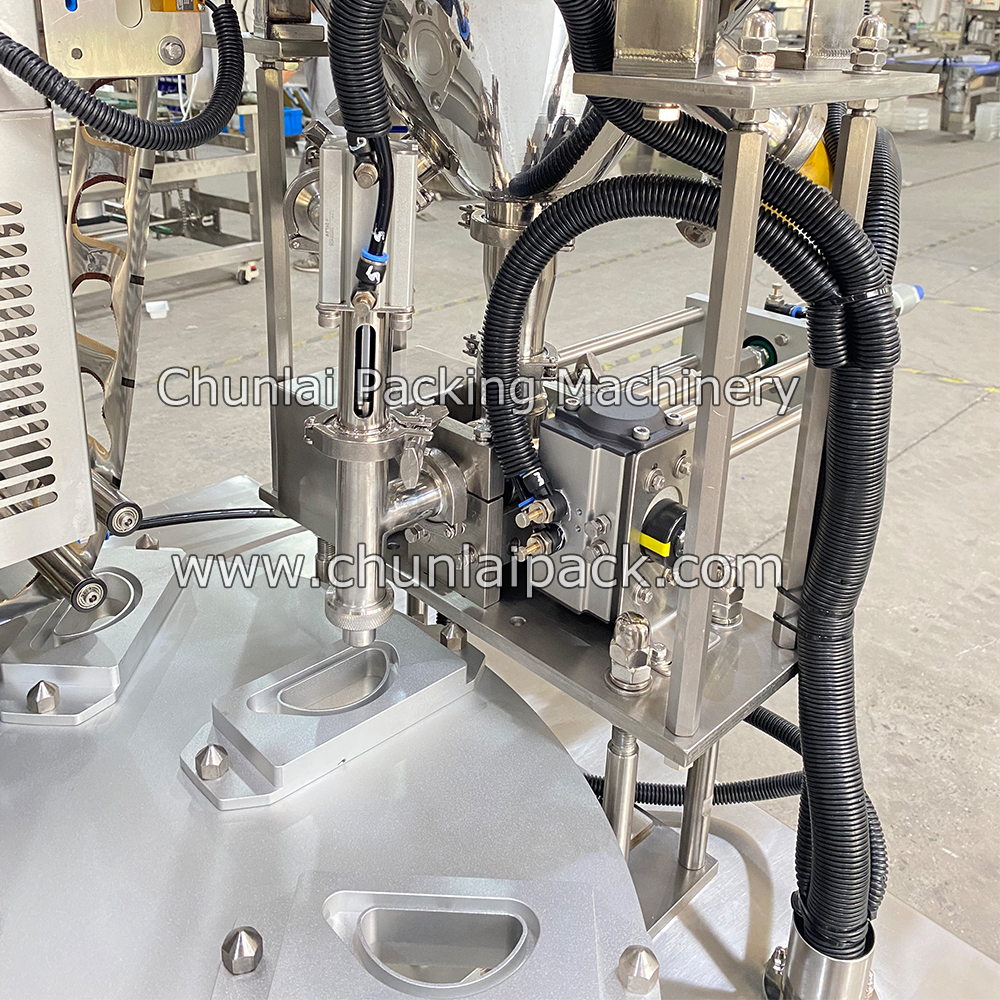 Rotary Cup Filling Sealing Machine for Finger Biscuit Chocolate Dipping Sauce Packing