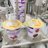 Rotary Type Yogurt Cup Filling and Sealing Machine 