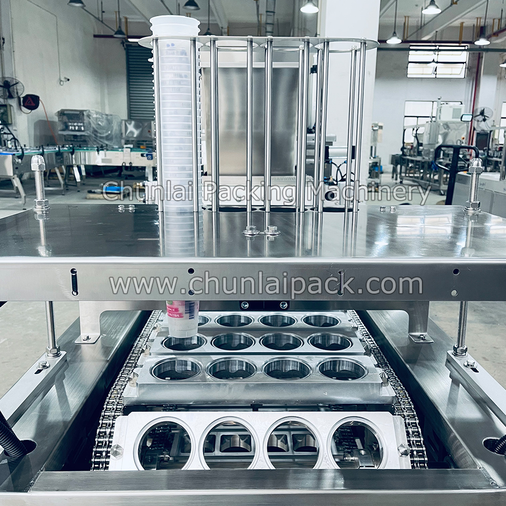 Ice Cubes Cup Filling Sealing Machine