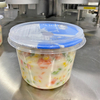 Automatic Rotary Type Salad Cup Filling Vacuum Sealing Capping Machine