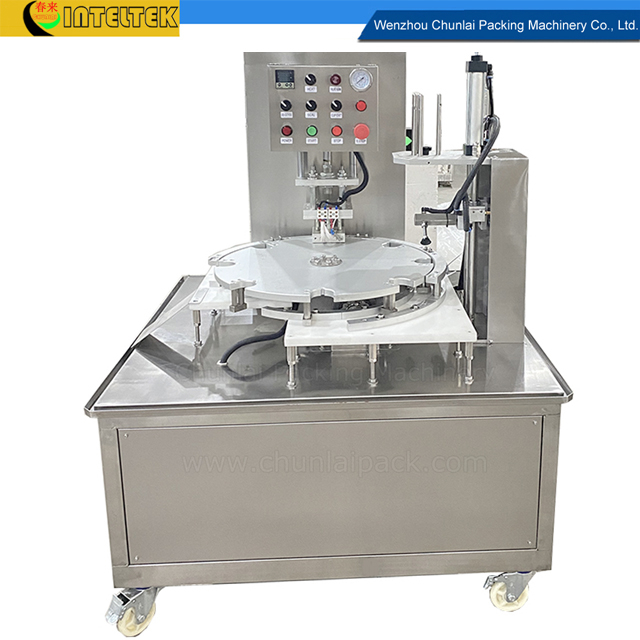 Composite Paper Canister Lid Sealing Machine