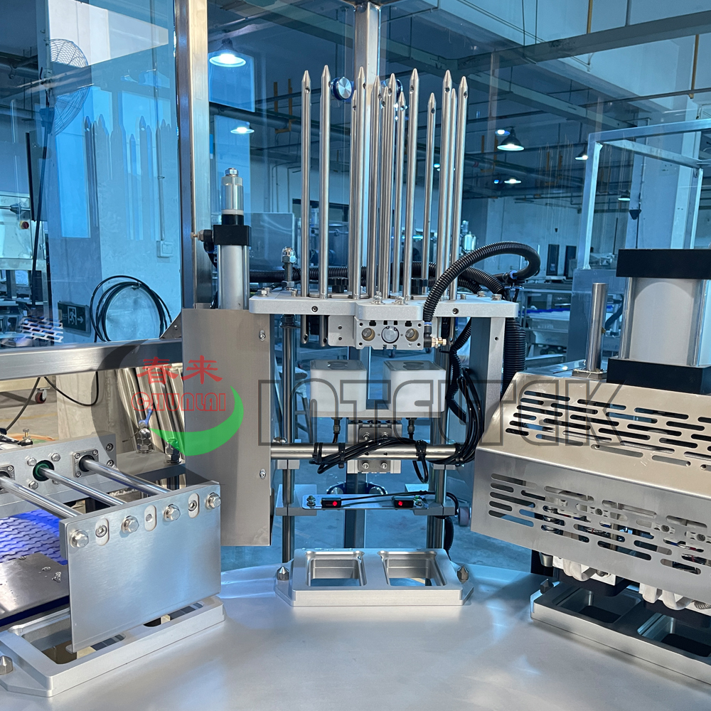 Rotary Type Labneh Cup Filling Sealing Capping Machine