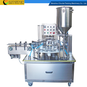 KIS-900 Automatic Rotary Type Cup Filling Sealing Machine