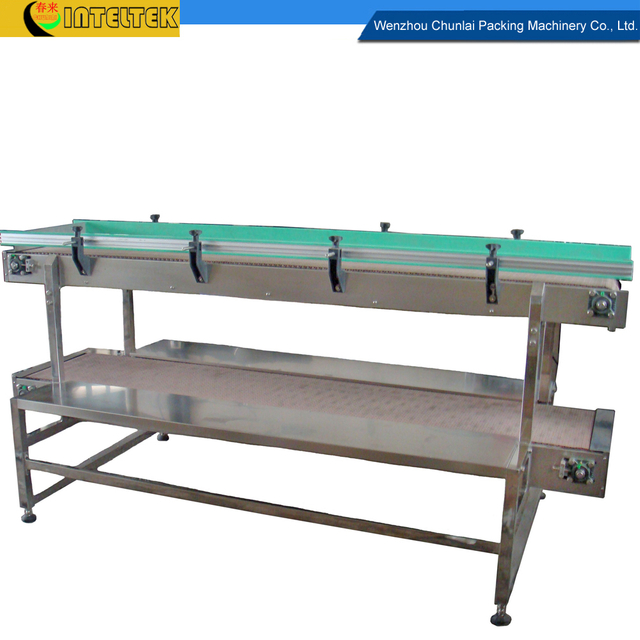 Double Layers Conveyor for Packing Production Line