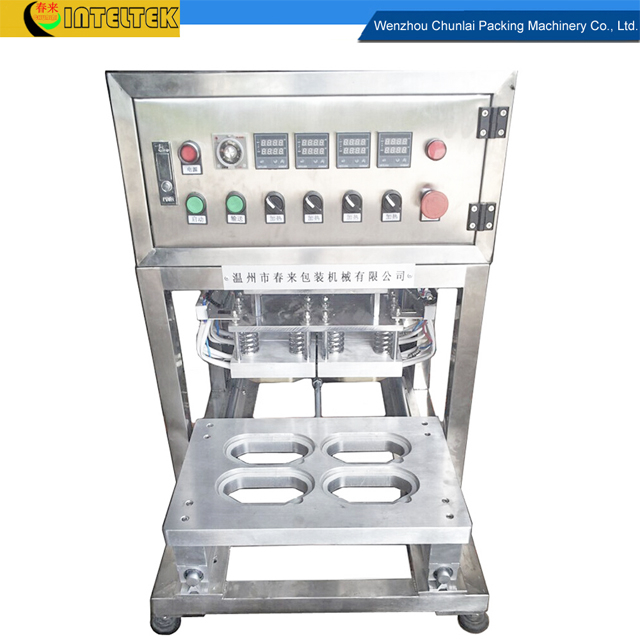 Automatic tray small sealing machine can vacuum
