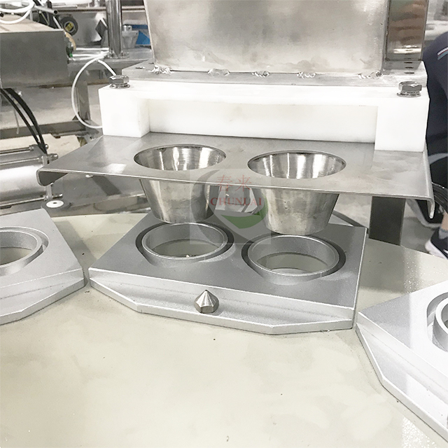 KIS-900-2 Rotary Type Cereal Measuring Cup Filling Sealing Machine