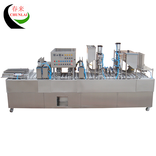 BG60 Series Linear Type Cup Filling Sealing Machine (Intermittent Motion) 