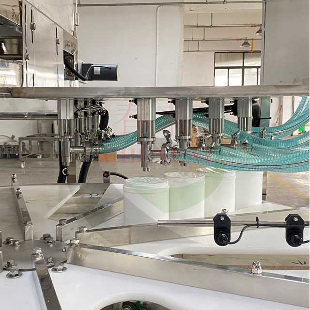  Automatic Rotary Type Wet Wipes Canister Filling Sealing Machine 