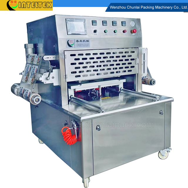 KIS-4 Ready Meals Packing Tray Sealing Machine