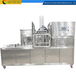 Automatic Cheese Bucket Brine Filling Lid Closing Machines