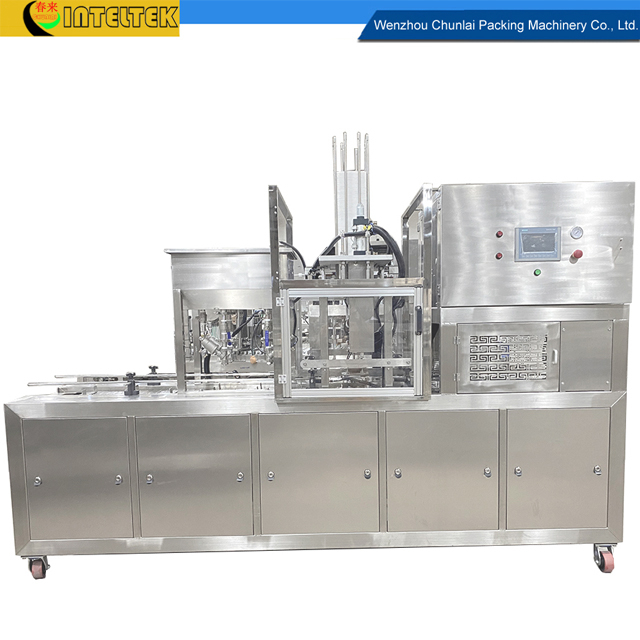 Automatic Cheese Bucket Brine Filling Lid Closing Machines