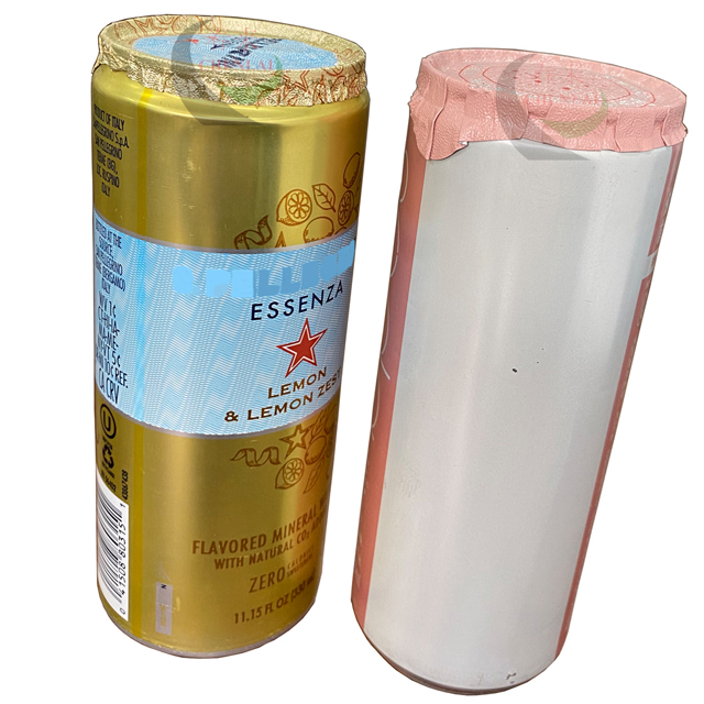 Aluminum Foil Lid Labels Hygienic Protection for Beverage Cans Packing Heat Sealing Machine