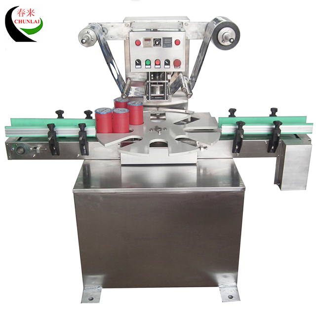  Automatic Rotary Type Industrial Wet Wipes Canister Filling Sealing Machine 