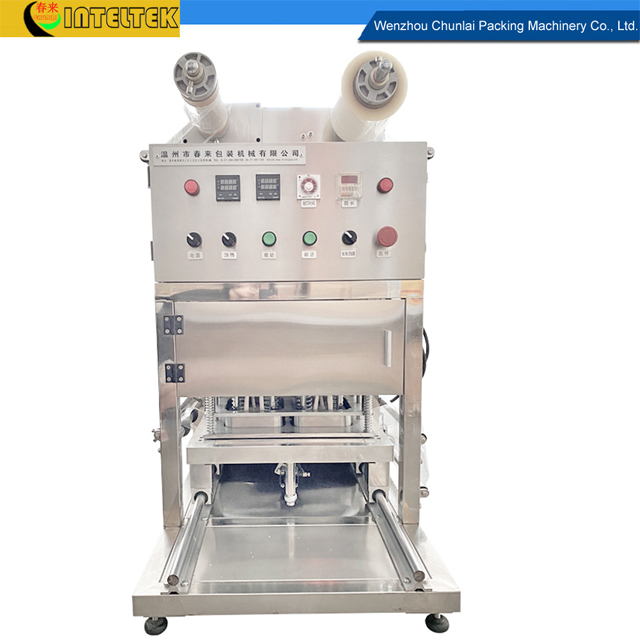 Desktop Pneumatic Food Tray Sealing Machine with Gas Flushing Option