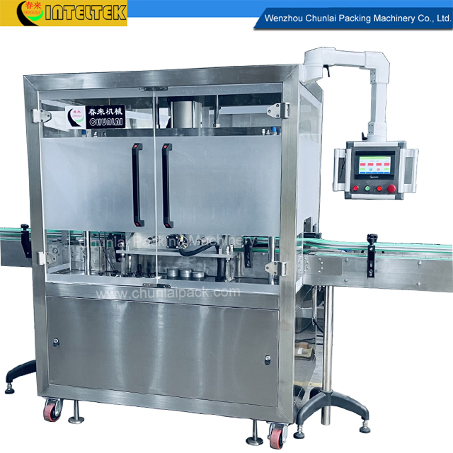 Hygienic Protection Packing Technology Beverage Juice Beer Can Aluminum Foil Lid Sealing Machinery