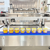 8 Lanes Clotted Cream Yogurt Cup Filling Sealing Capping Machine 