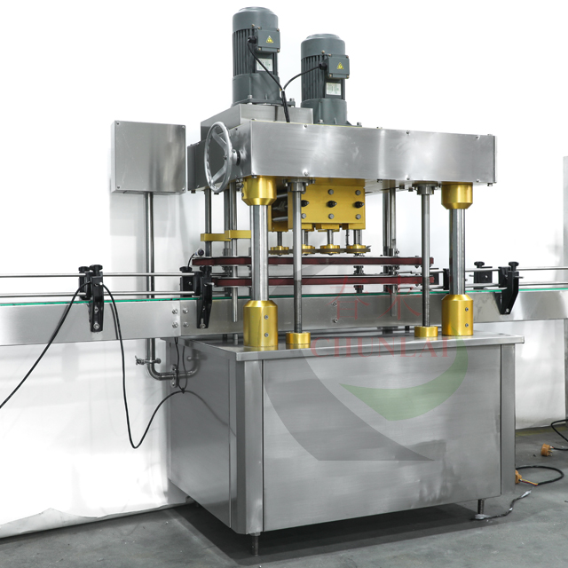 Automatic Wet Wipes Canister Cap Closing Machine