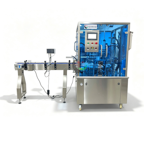 Rotary Type Dipping Sauce Cup Filling Sealing Machine