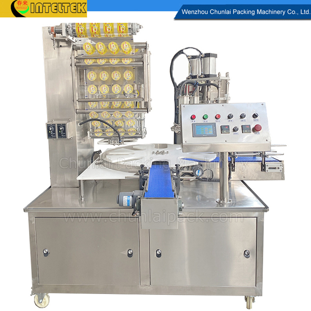 Chili Sauce Jar Automatic Rotary Filling Sealing Machine 