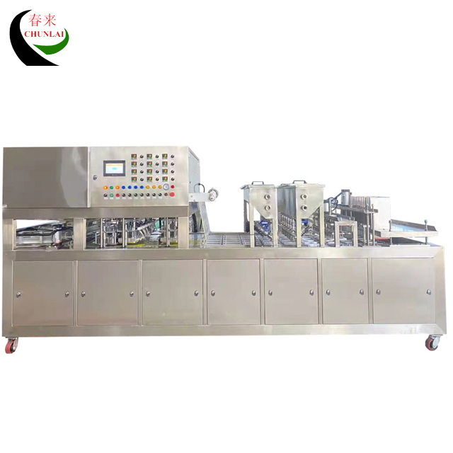 BG-6 Inline Type Plastic Tray Liquid Filling and Sealing Machine