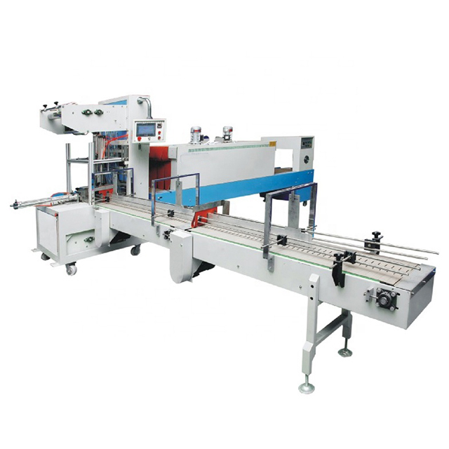 Automatic PE Film Sleeve Wrapping & Shrink Packing Machine