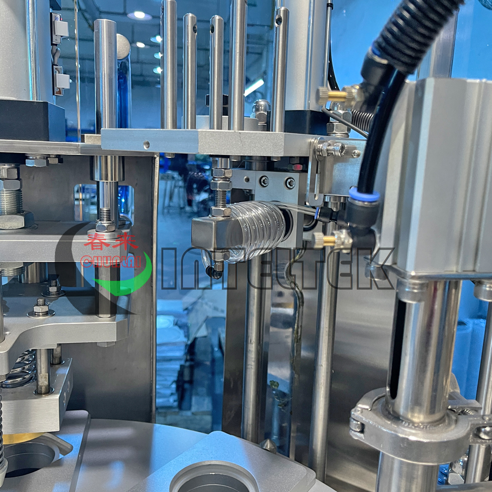 Rotary Type Dipping Sauce Cup Filling Sealing Machine