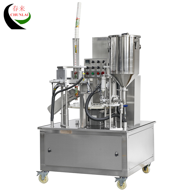 KIS-900 Rotary Type Calippo Squeeze Paper Tube Filling and Sealing Machine