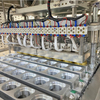 6 Lanes Inline Type Ice Cream Paper Cup Sealing Machine