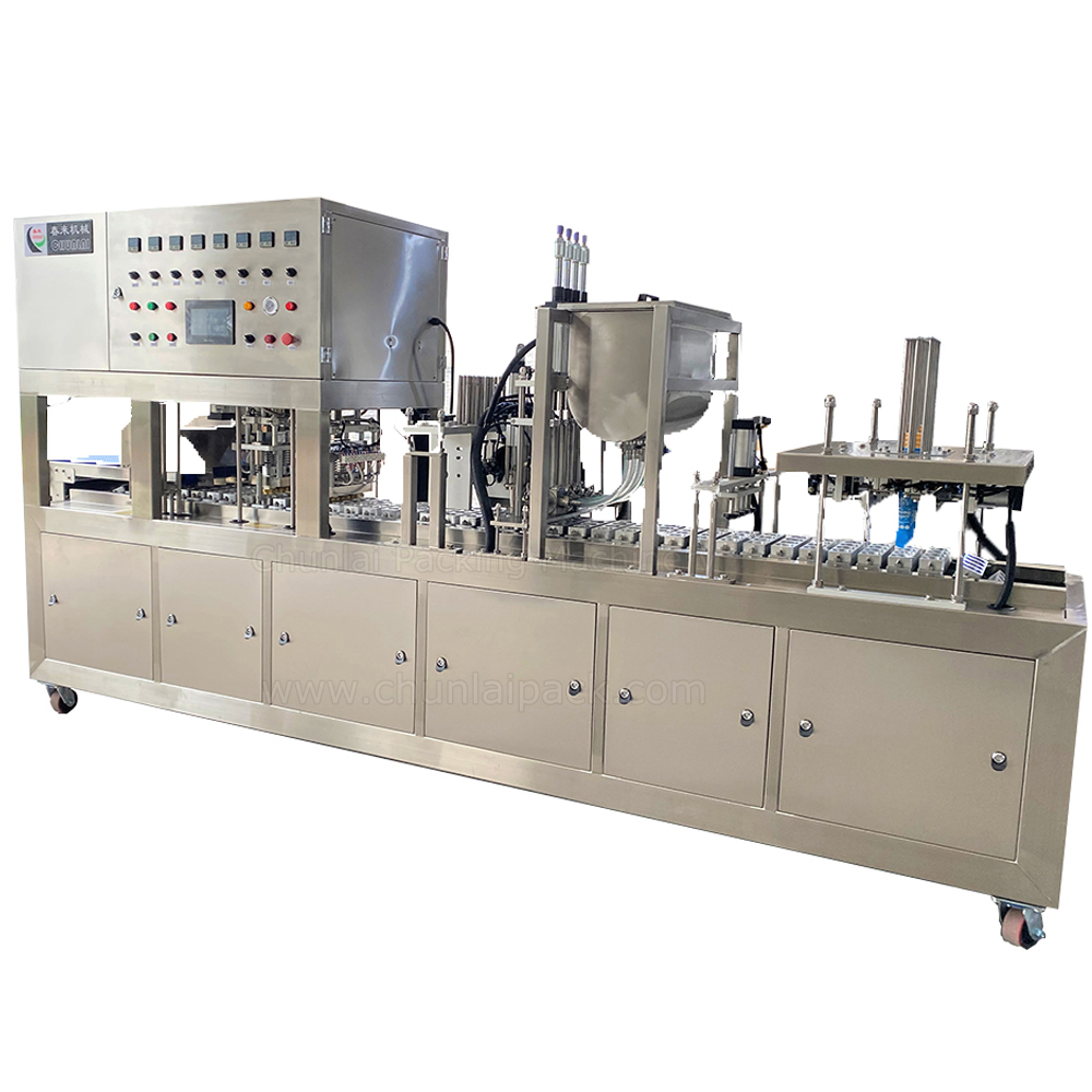 4 Lines Calippo Paper Tube Filling and Sealing Machine