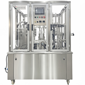 KIS-900 Automatic Rotary Type Salad Cup Filling Sealing Capping Machine