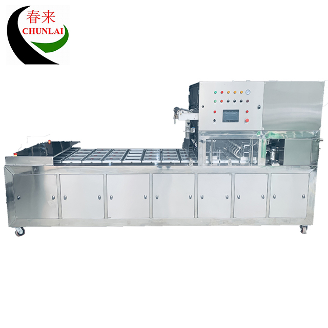 BG-4 Line Type Firm Tofu Box Sealing Machine 
