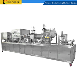 Hummus Cup Filling & Sealing Machine for Chickpea Paste Production Line 