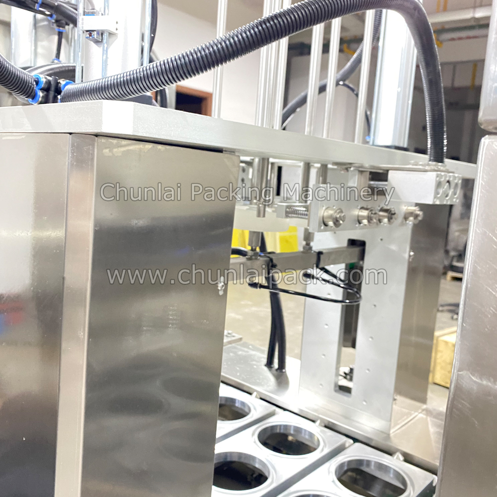 Chocolate Paste Cup Filling Capping Machine