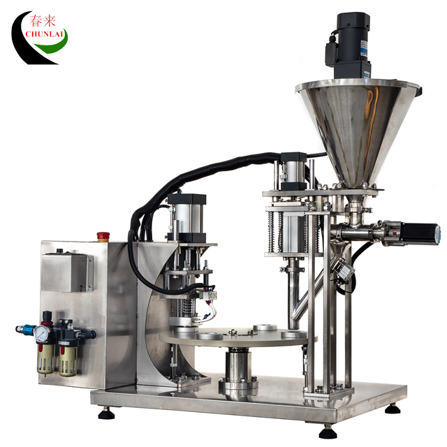 MS-1 Semi Automatic Rotary Type K-cup Filling Sealing Machine