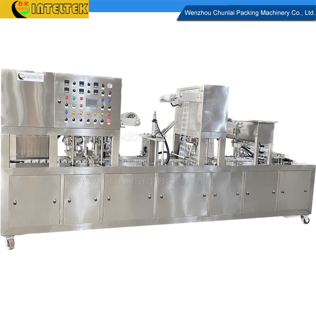 Inline Type Church Communion Cup Filling Sealing Machine