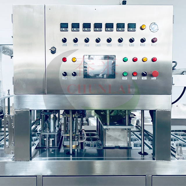 Hummus Cup Filling & Sealing Machine for Chickpea Paste Production Line 