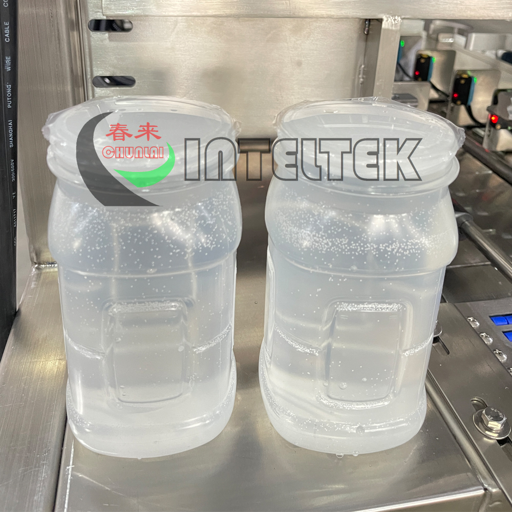 Plastic Jar Film Heat Sealing Machine