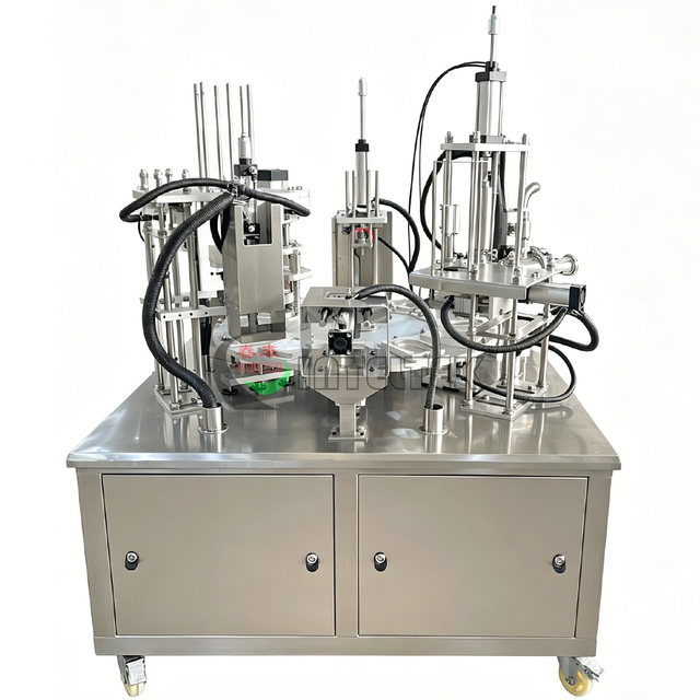 Rotary type Margarine Cup Filling Sealing Capping Machine