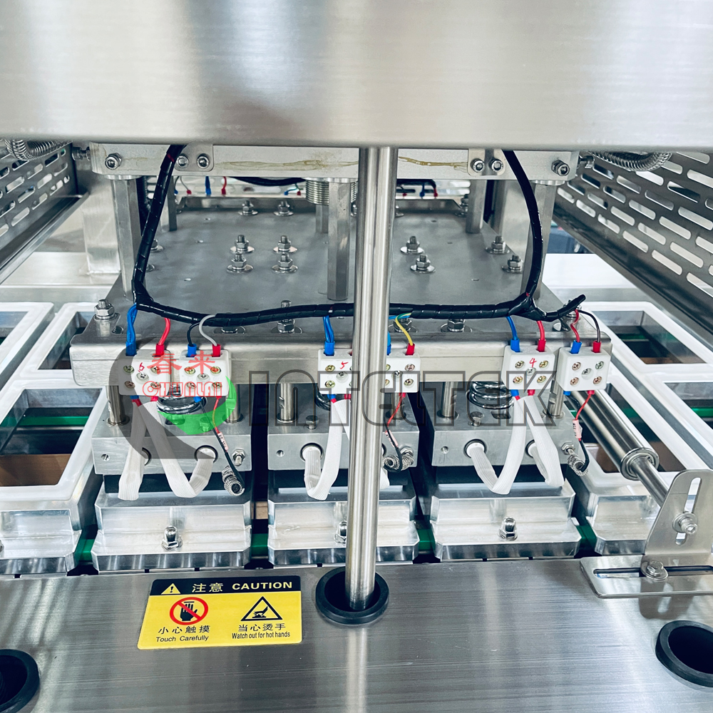 Paper Sandwich Wedge Container Sealing Machine