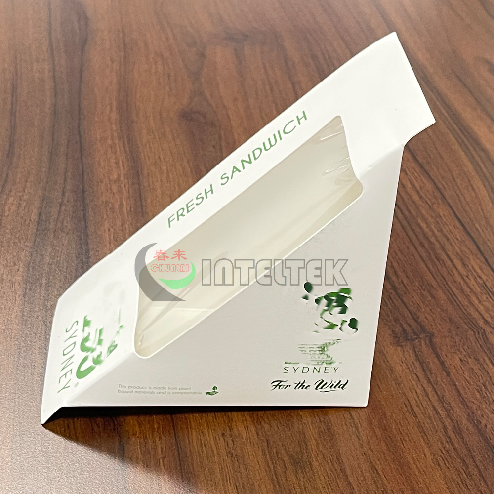 Paper Sandwich Wedge Container Sealing Machine