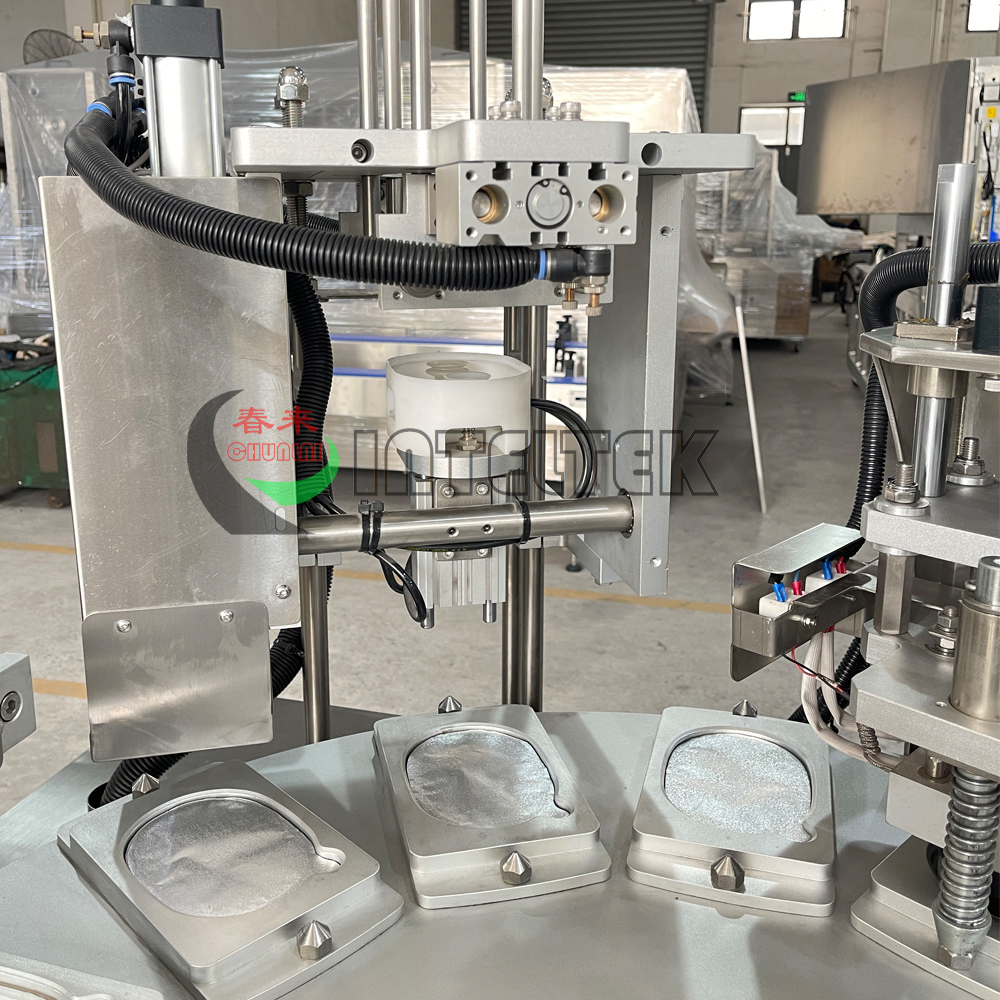 Rotary type Margarine Cup Filling Sealing Capping Machine