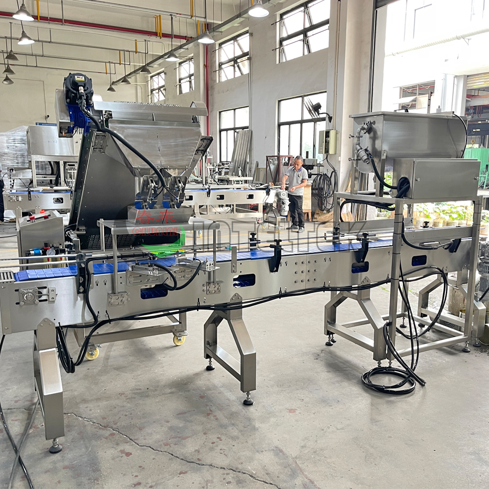 Quail Eggs Counting Brine Filling Machine